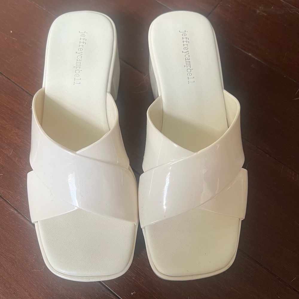 Jeffery Campbell jelly sandals